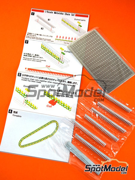Model Factory Hiro P1099: Chain set 1/9 scale - Chain (ref